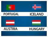 European soccer cup - group F
