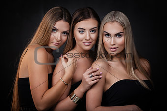 Three sexy girls