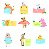 Animals With Cards To fill Set
