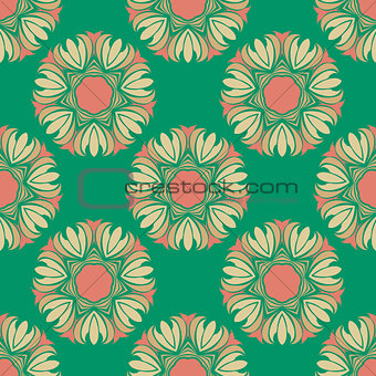 Seamless pattern in the style boho