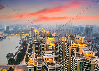 Fuzhou China Cityscape