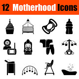 Set of motherhood icons