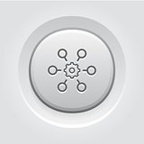 Process Automation Icon. Business Concept
