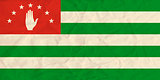 Abkhazia paper flag
