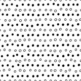 Abstract seamless dotted vector pattern
