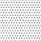 Seamless scribble triangle pattern