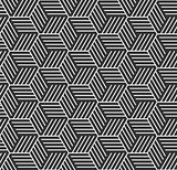 Seamless geometric op art pattern.