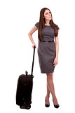 business woman travelling