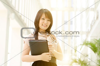 Young Asian female executive