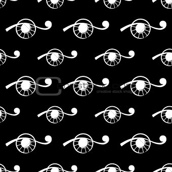 seamless pattern with  abstract eye. vector