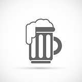 Glass of beer icon