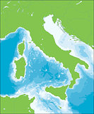 Italian Republic map