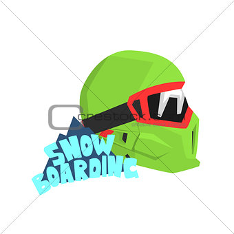 Snowboarding Helmet With Logo