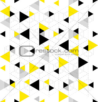 Seamless Geometric Triangle Pattern