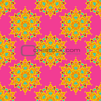 Ethnic Festive Abstract  Vector Pattern