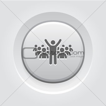 Leader Icon. Business Concept