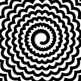 Black Spiral Background