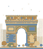 Arch of Triumph, Paris, France