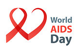 World aids day vector illustration. 