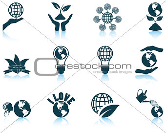 Set of Earth day icons
