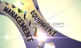 Equipment Management on Golden Metallic Cog Gears.