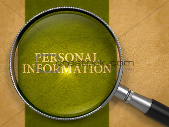 Personal Information Concept through Magnifier.