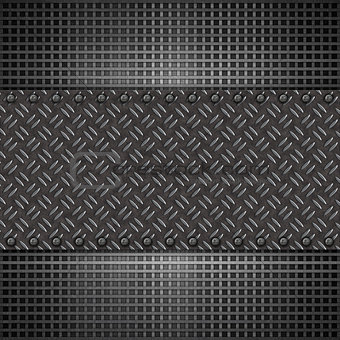 Abstract metal plate background