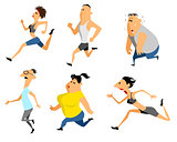 Six running man
