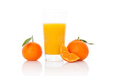 Fresh mandarin juice.