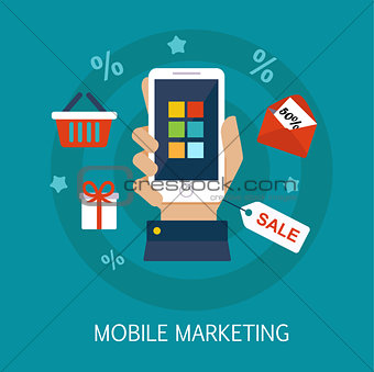 Mobile Marketing Concept Art