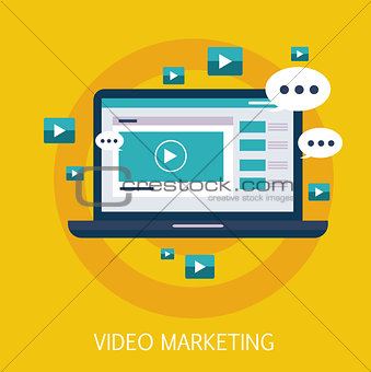 Video Marketing Concept Art
