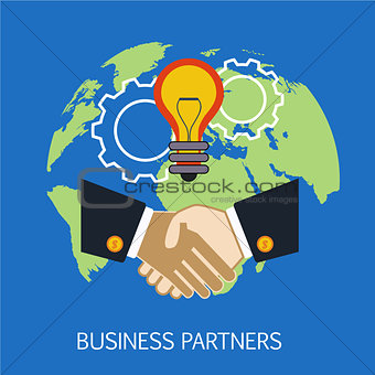 Business Partners Concept Art