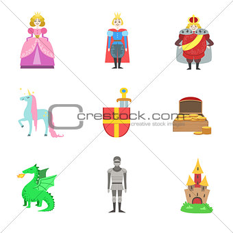 King, Prince and Princess And Related To Them Objects