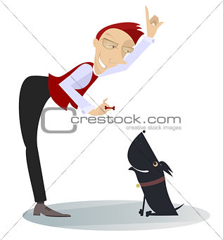 A dog trainer