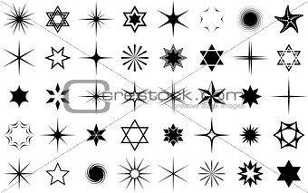 Vector stars collection