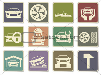 car service icons