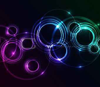 Vector abstract circles