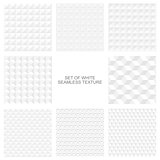 White textures - seamless vector collection
