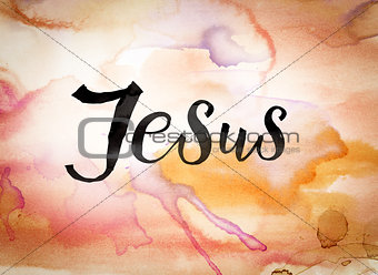 Jesus Concept Watercolor Theme