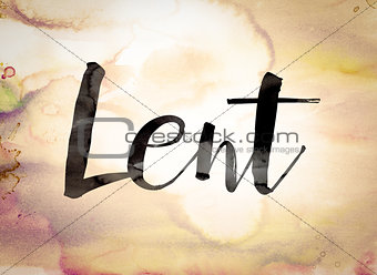 Lent Concept Watercolor Theme