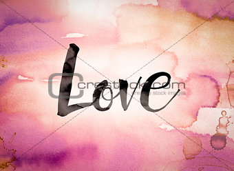 Love Concept Watercolor Theme