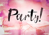 Party Concept Watercolor Theme