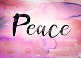 Peace Concept Watercolor Theme