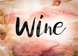 Wine Concept Watercolor Theme