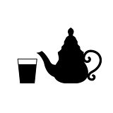 teapot isolated on white