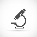 Microscope vector icon