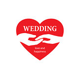 vector logo wedding