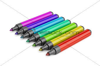 Markers with different colors