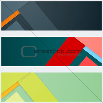 Abstract background in modern material design style