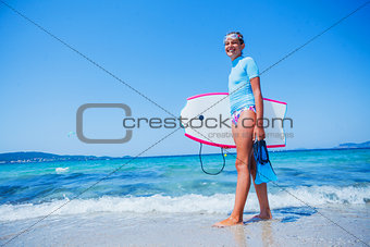 Happy Surfing girl.